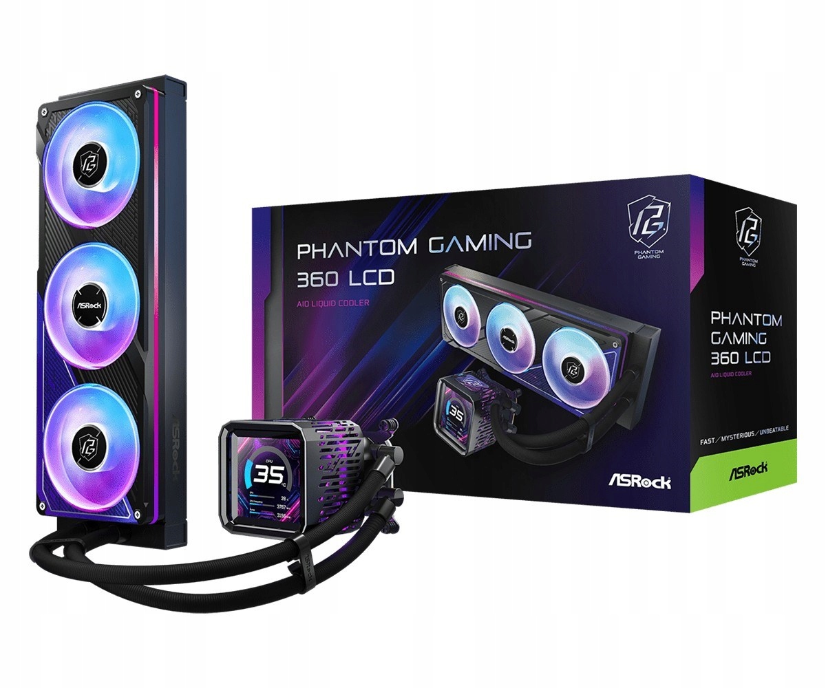 Chłodzenie wodne ASRock Phantom Gaming 360 LCD