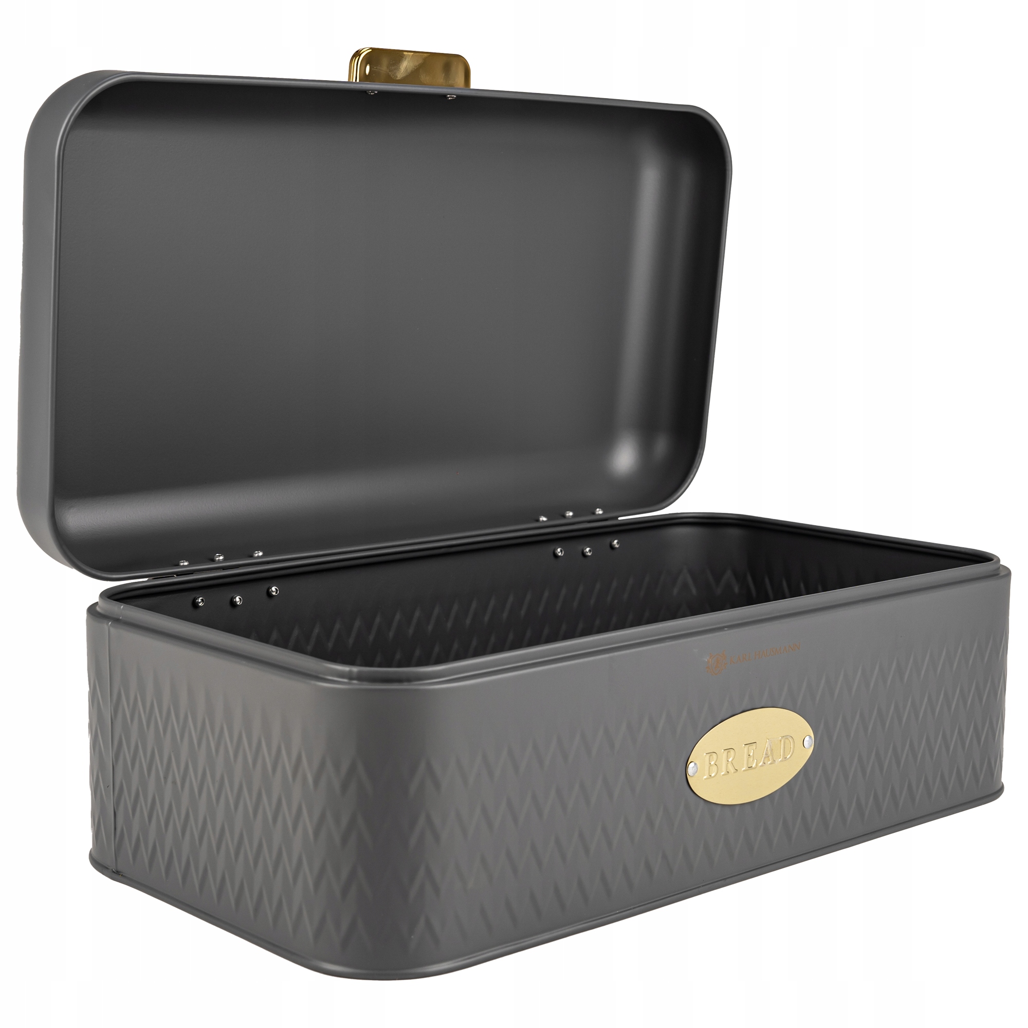 CHLEBAK DUŻY CHLEBAK NA PIECZYWO POJEMNIK NA CHLEB STALOWY Linia Estella