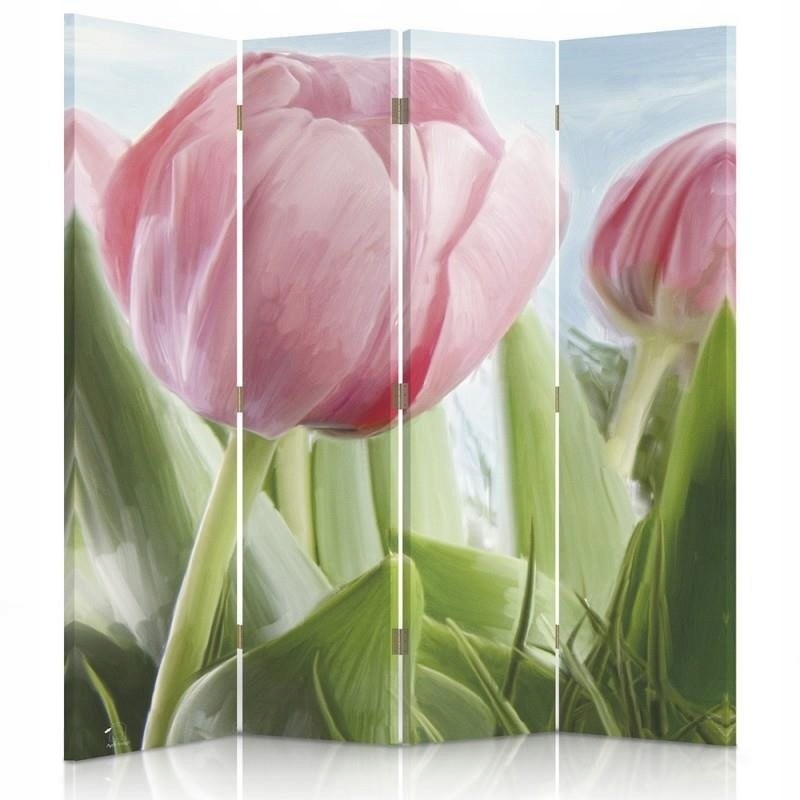 Paraván Oboustranný Květiny Tulipány Natura 145x170