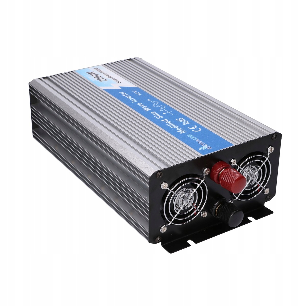 Extralink OPIM-2000W Przetwornica napięcia samochodowa 12V, 2000W modyfikow Napięcie wejściowe 12 V