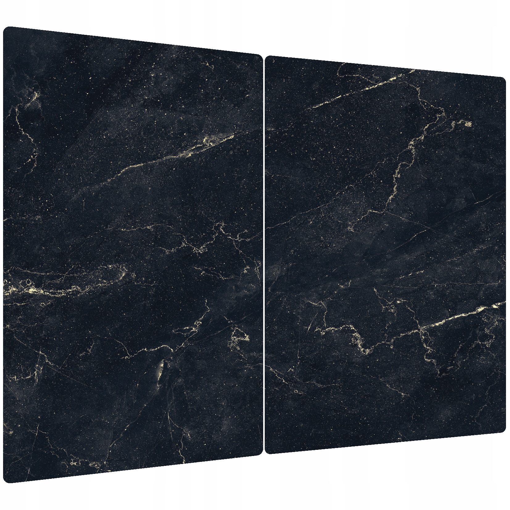 

Szklana deska do krojenia Czarny Marmur 2x 30x52cm