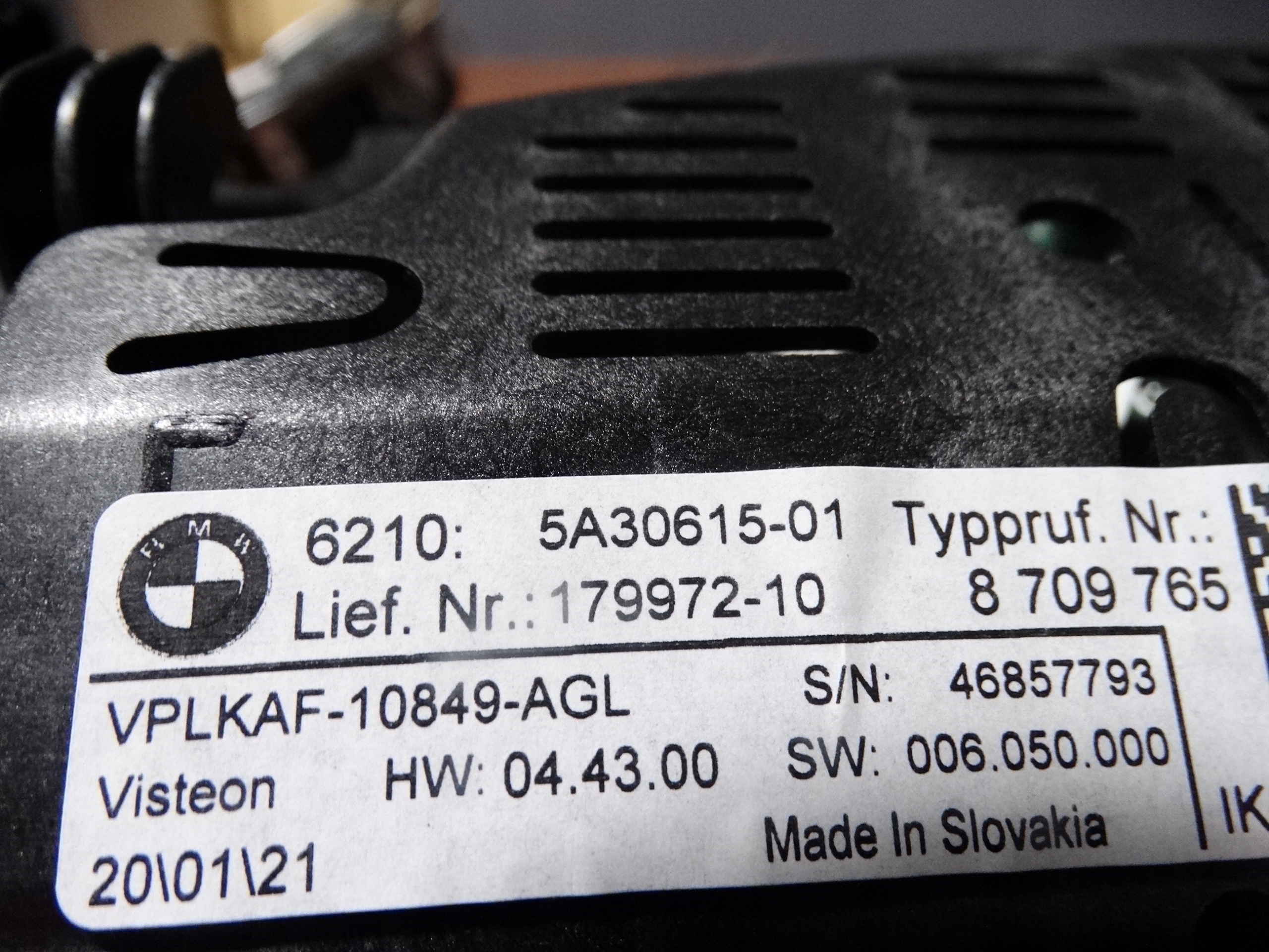 IDEALNY dials dials BMW G30 G31 LIFT 5A30615 1 9