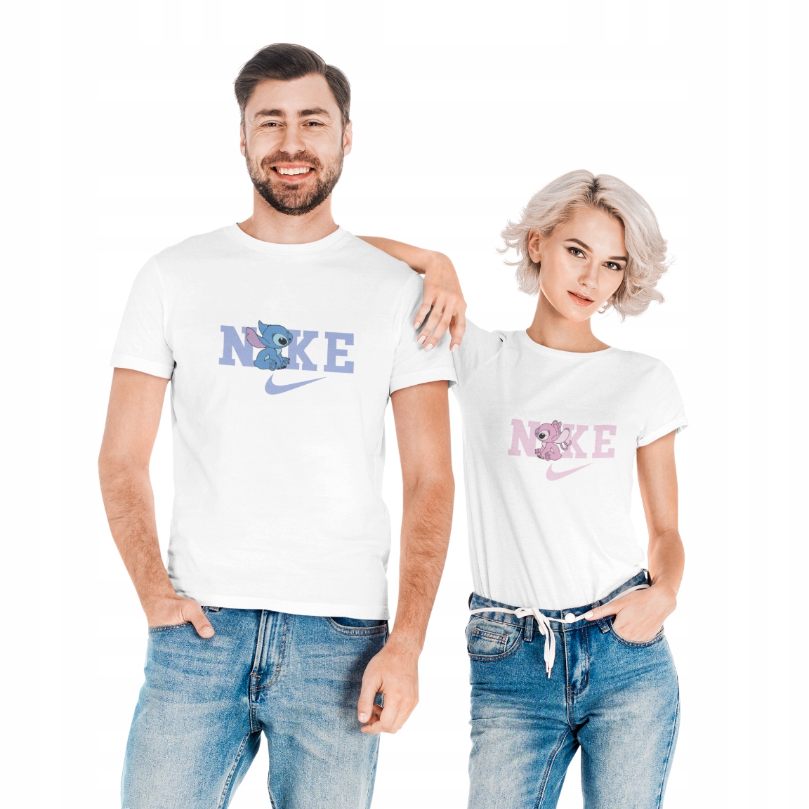 

Koszulki Dla Par Stich Zestaw Bawełna XL