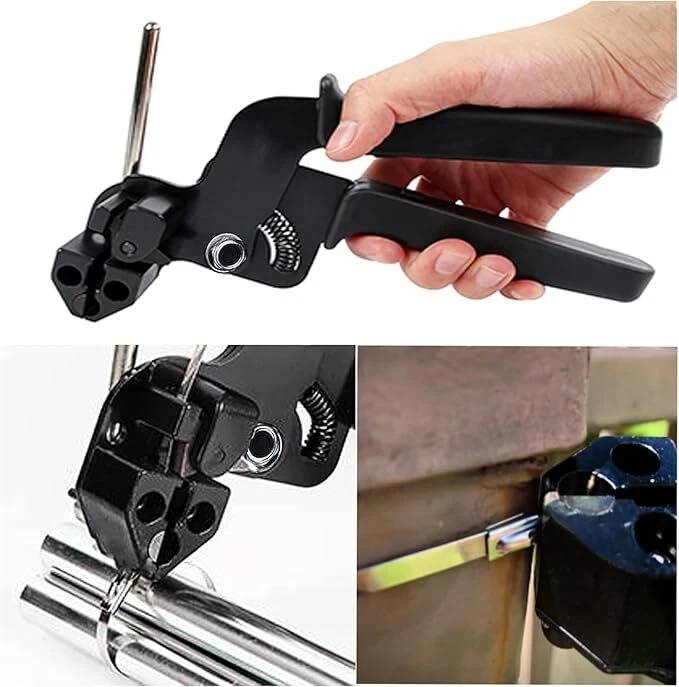 Lisovací Stroj Na Ocelové Pásky, Řezačka 12 MM Pro Krimpování Kabelových Řezů