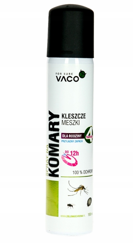 VACO Spray na komary, KLESZCZE i meszki 100 ml