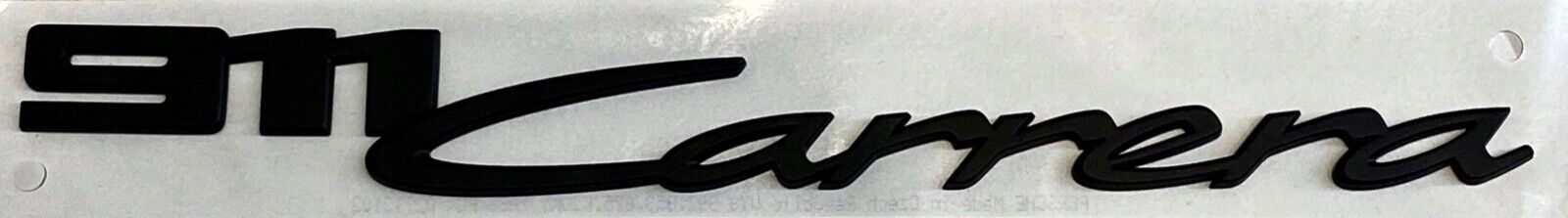 Porsche 911 992 "911Carrera" Oe emblém znak logo nápis čierny mat