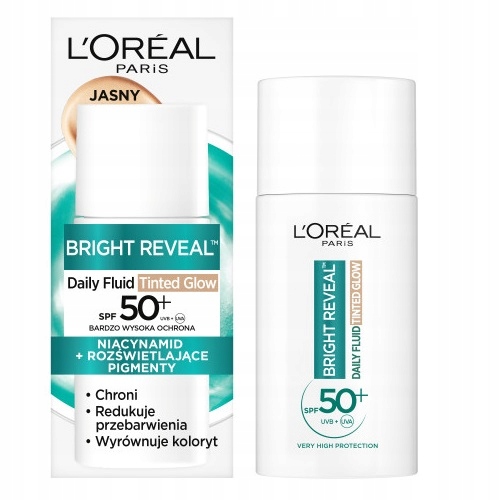 Jemný fluid Bright Reveal redukující pigmentové skvrny SPF50+ L'Oreal 50 ml