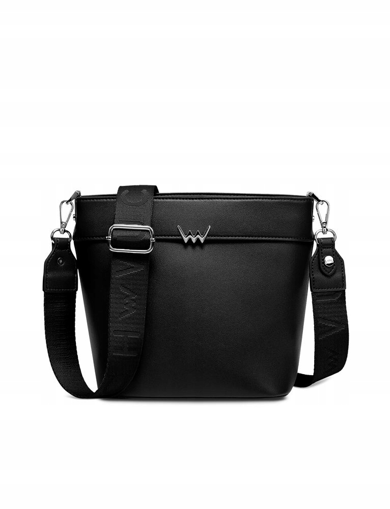 Dámská crossbody kabelka Vuch Verica černá koženka 21 x 20 x 11 cm