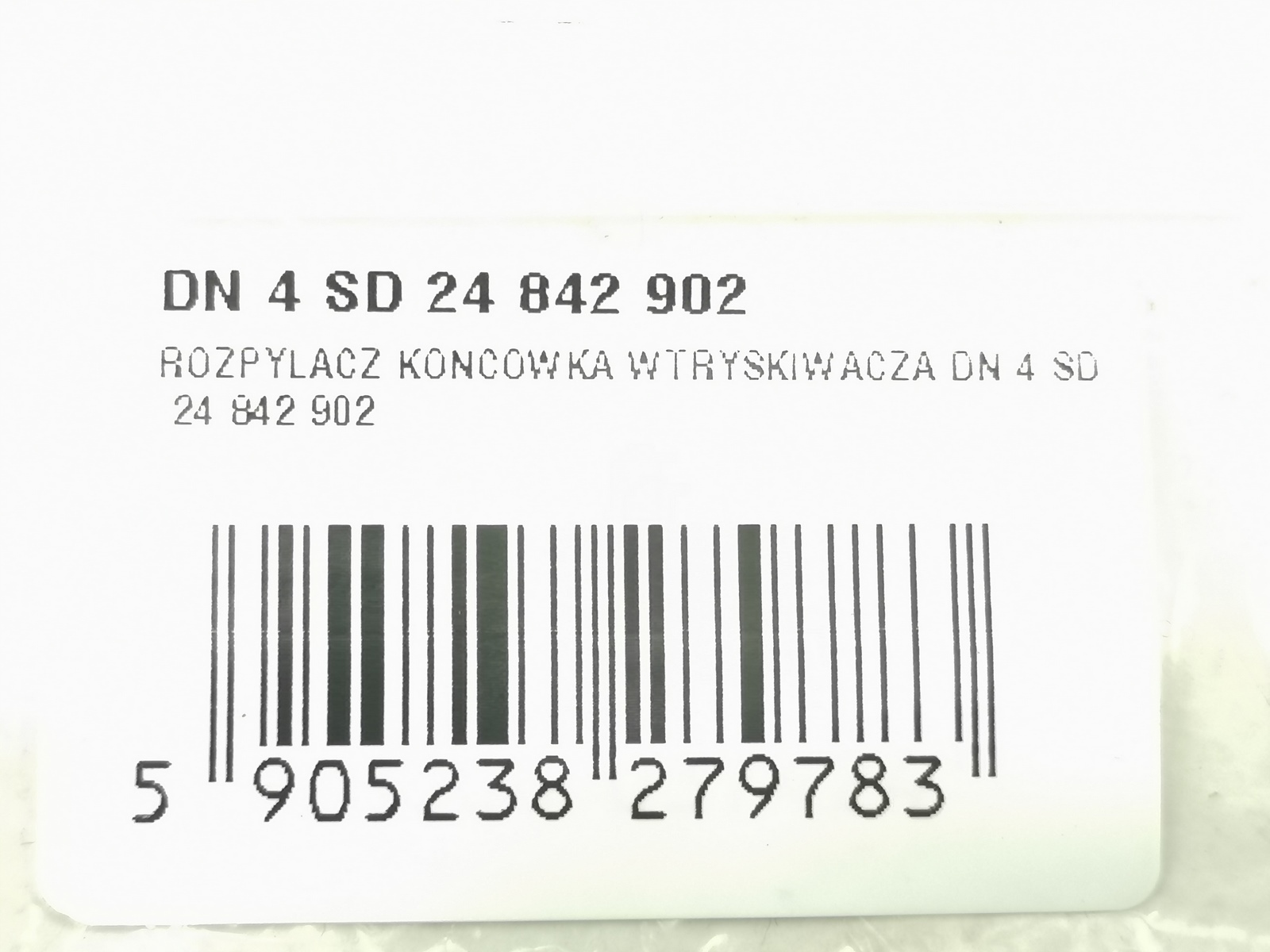 ROZPYLACZ Auspuffblende Einspritzdüse DYSZA DN4SD24842902
