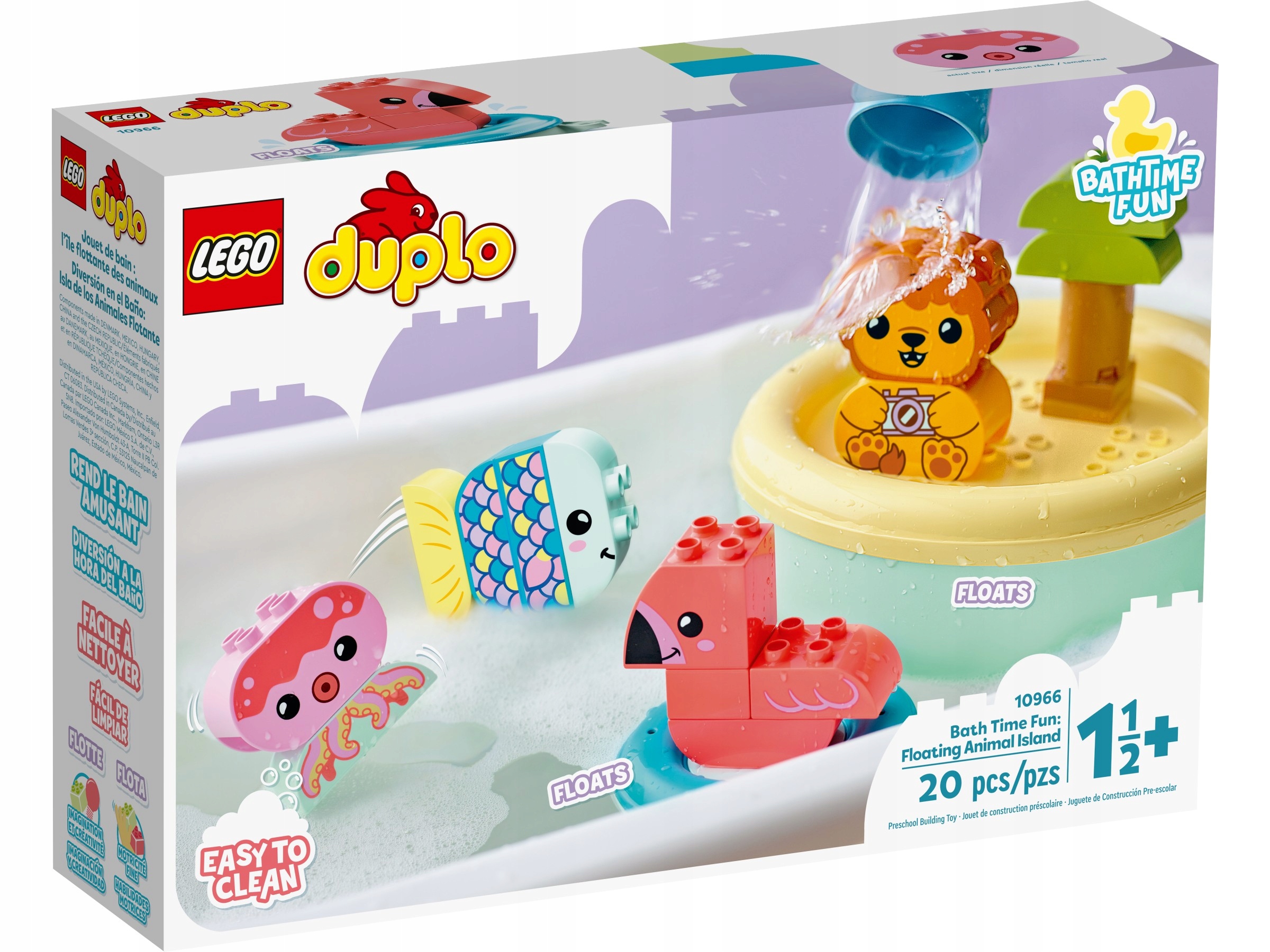 

Lego Duplo pływająca wyspa ze zwierzątkami 10966