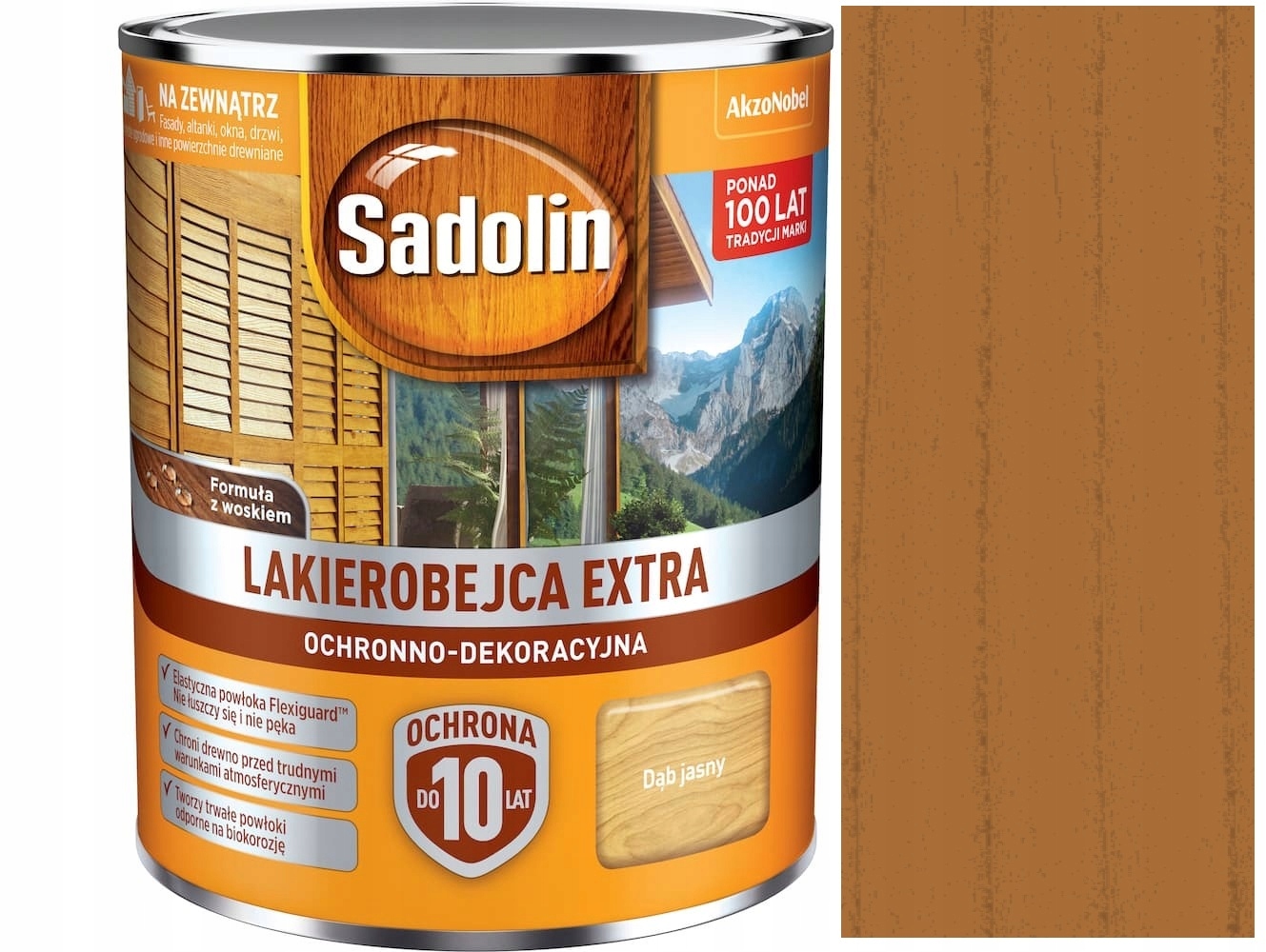 

Sadolin Extra Lakierobejca 0,75L Dąb Jasny