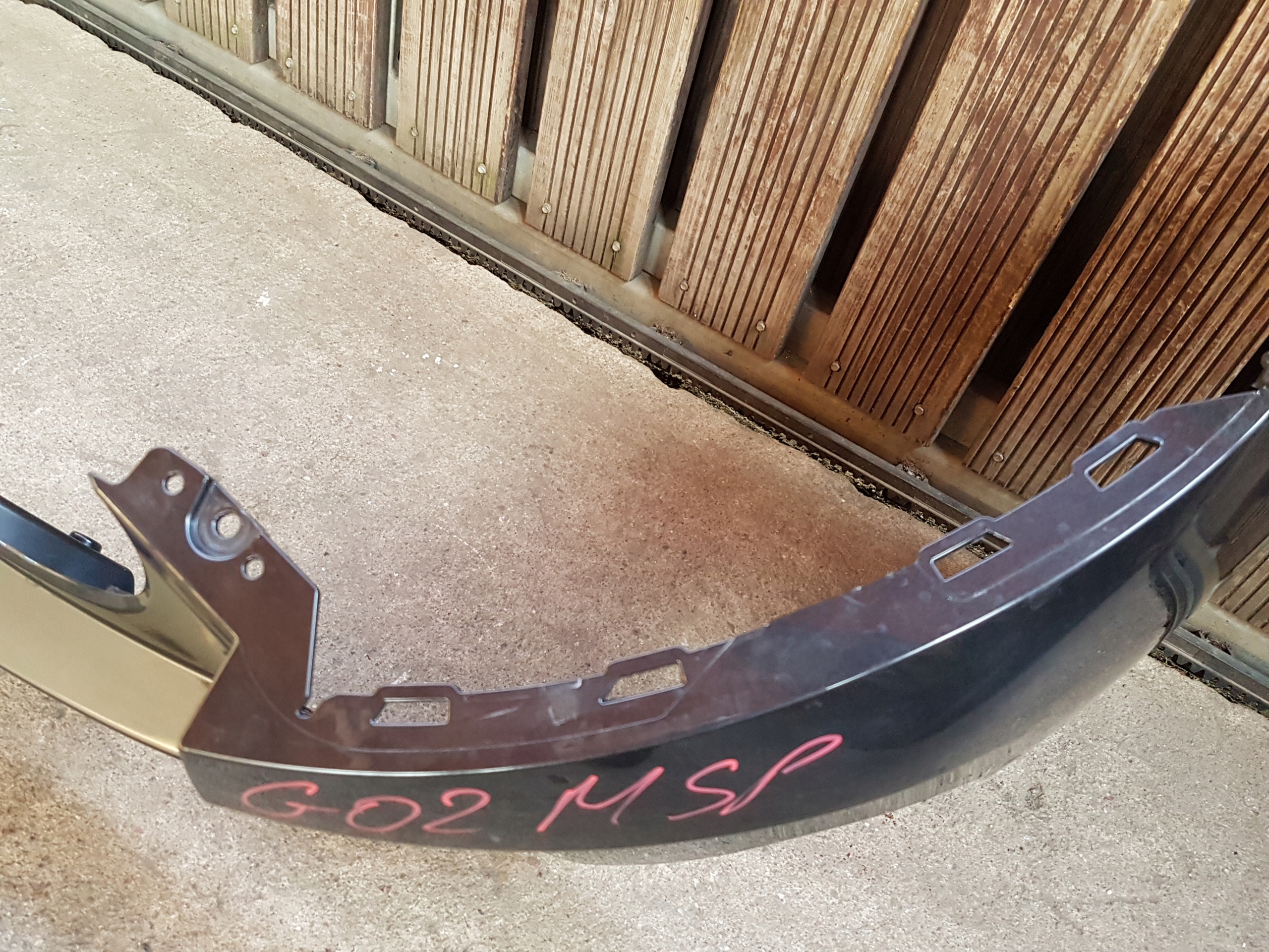 bumper rear BMW X4 G02 LCI m-packet