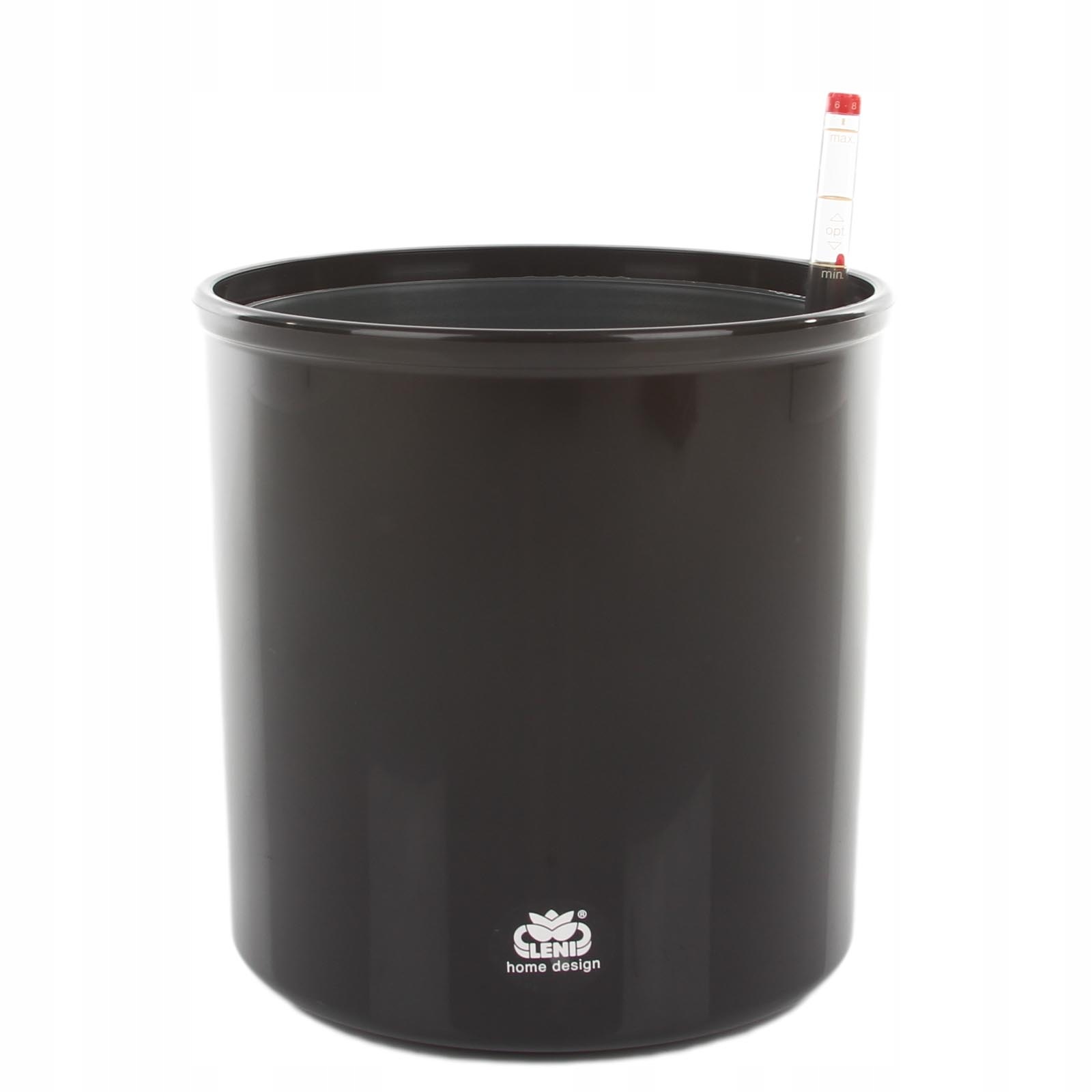 zestaw hydroponiczny z czarną doniczką Corona 18/19 wkład i wskaźnik wody