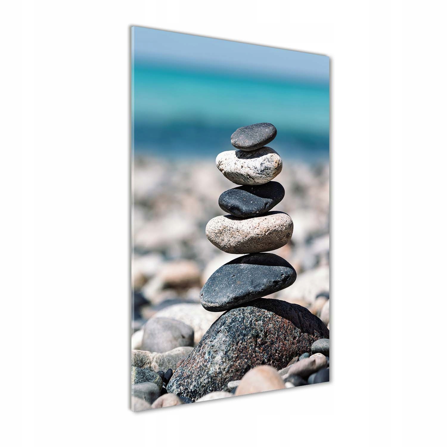 

Foto obraz szkło akrylowe Kamienista plaża 60x120