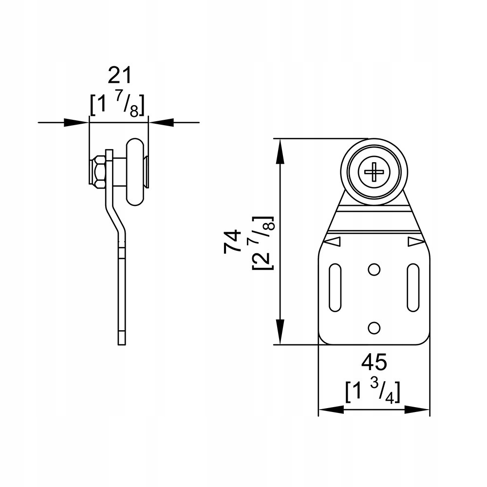 Wózek systemu przesuwnego drzwi Marka Mantion