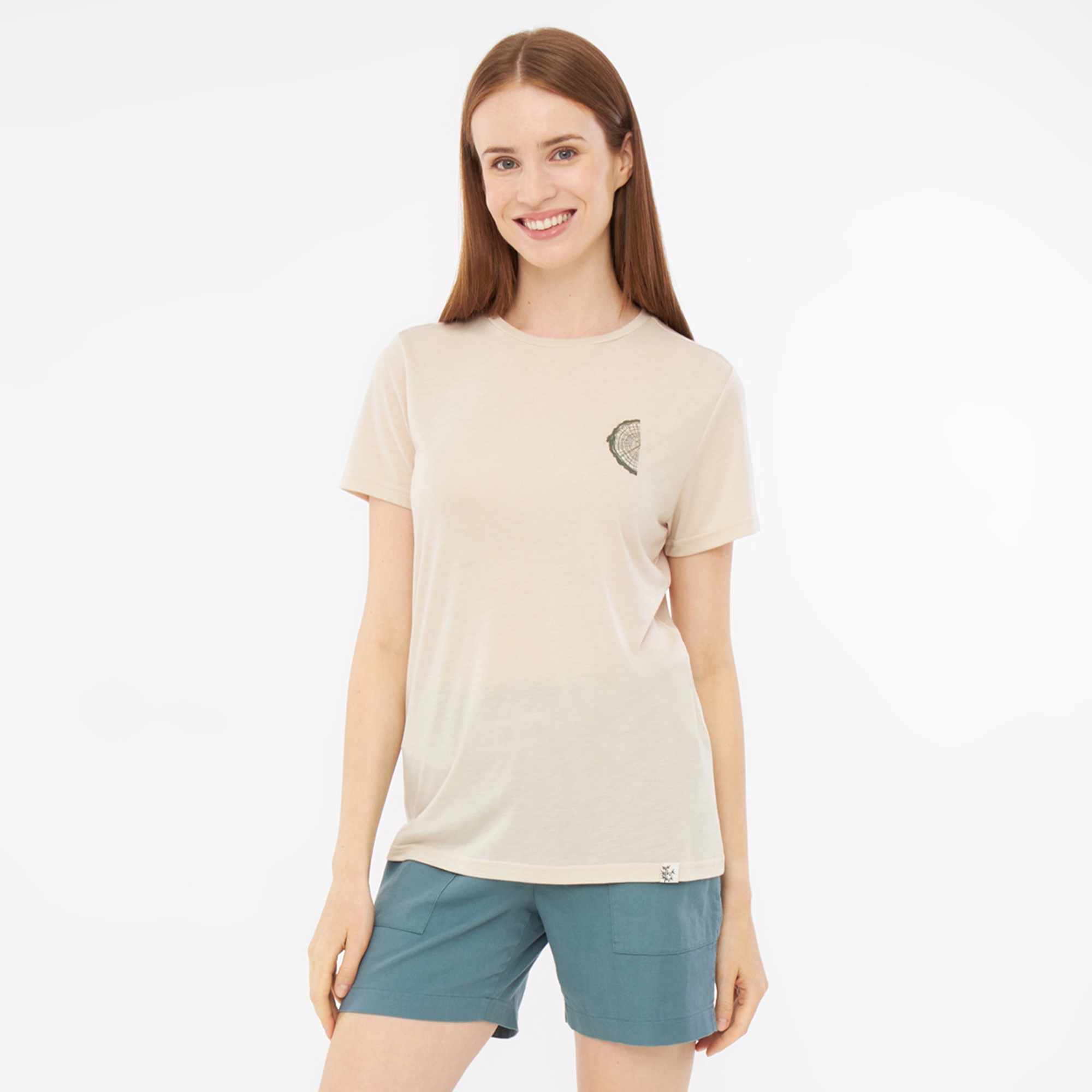 Dámské tričko Viking Rune Lady Bamboo Line béžové, velikost M