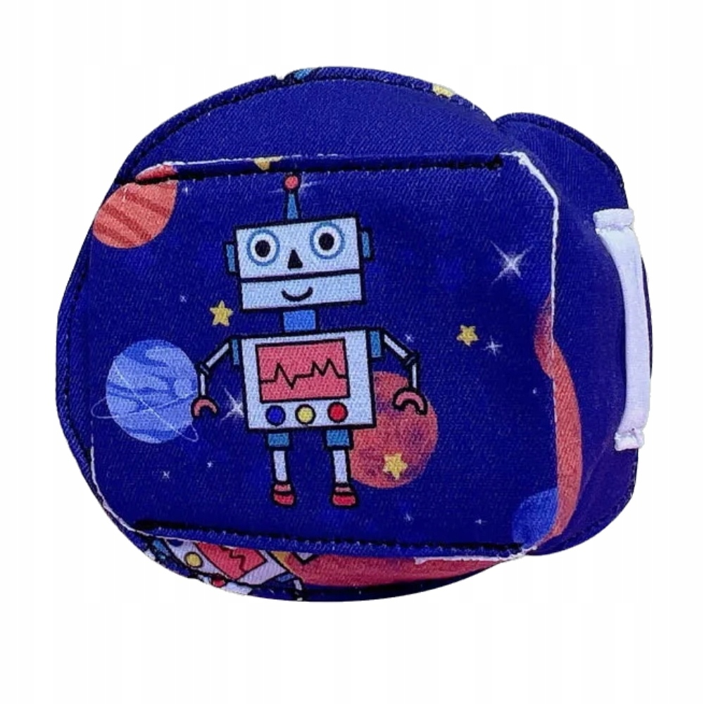 Obturator na oko dla dzieci osłonka, zasłonka na oko Robot lewe oko