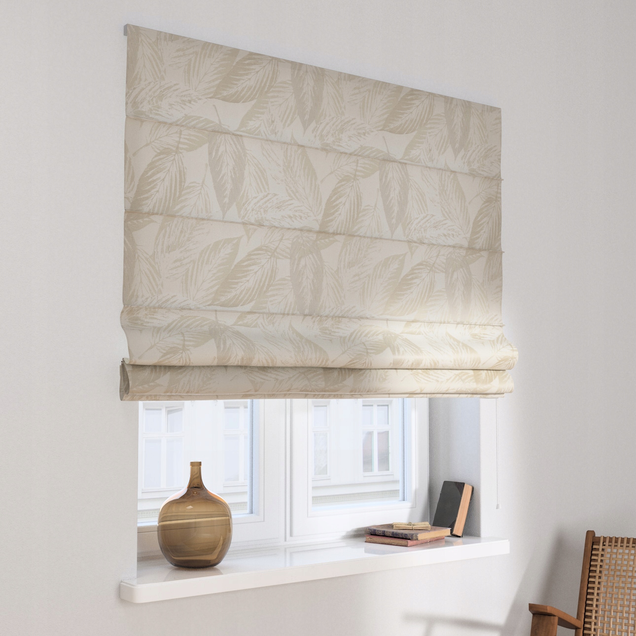 Hotová rímska roleta Capri 110 x 150 cm zelená