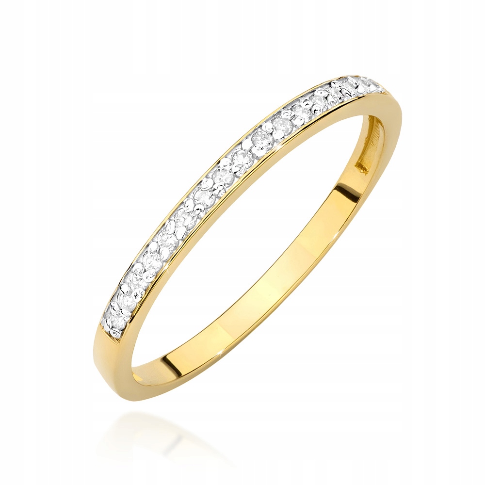 

Złoty Pierścionek Z Brylantem P. 585 0,09 Ct