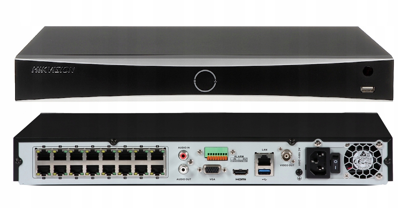 Rejestrator Ip Hikvision DS-7616NXI-I2/16P/S (e) AcuSense 16xIP