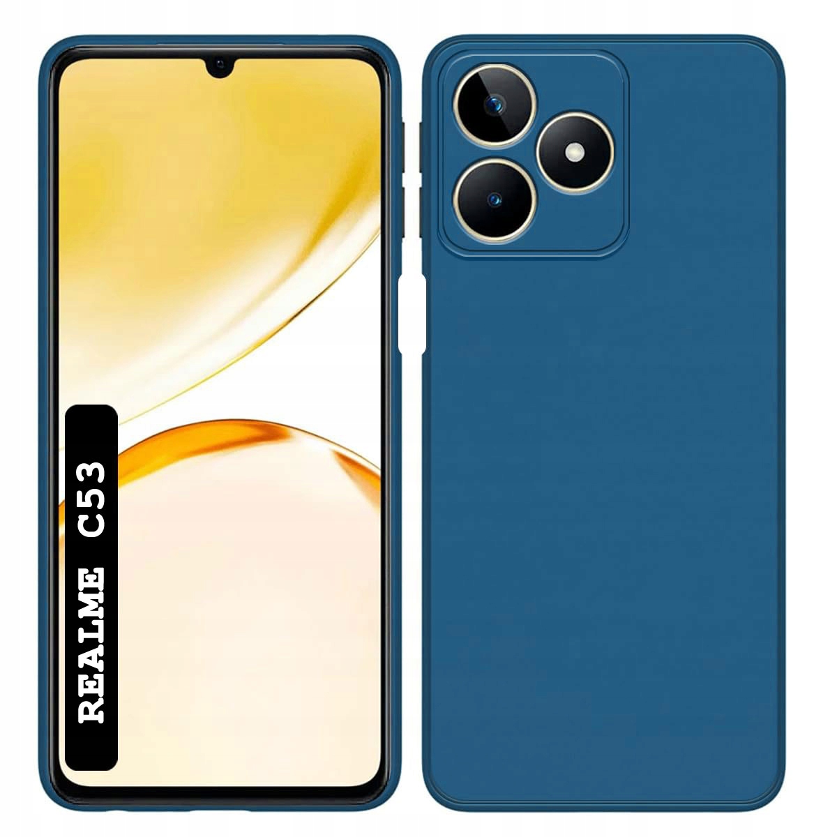 Etui Plecki Obudowa na tył Matt Case nakładka guma do Realme C53 4G