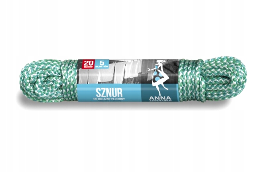 

Linka pleciona na pranie fi 5mm x 20m wytrzymała