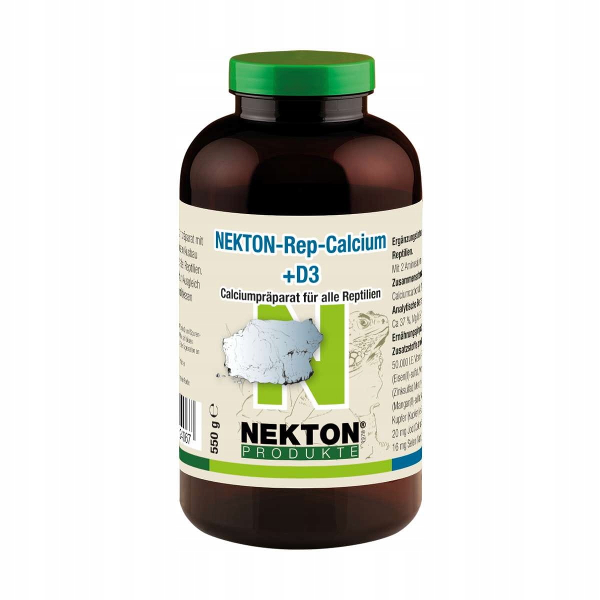 Levně Nekton-rep- Calcium D3 550 g – vitamínový přípravek pro všechny plazy
