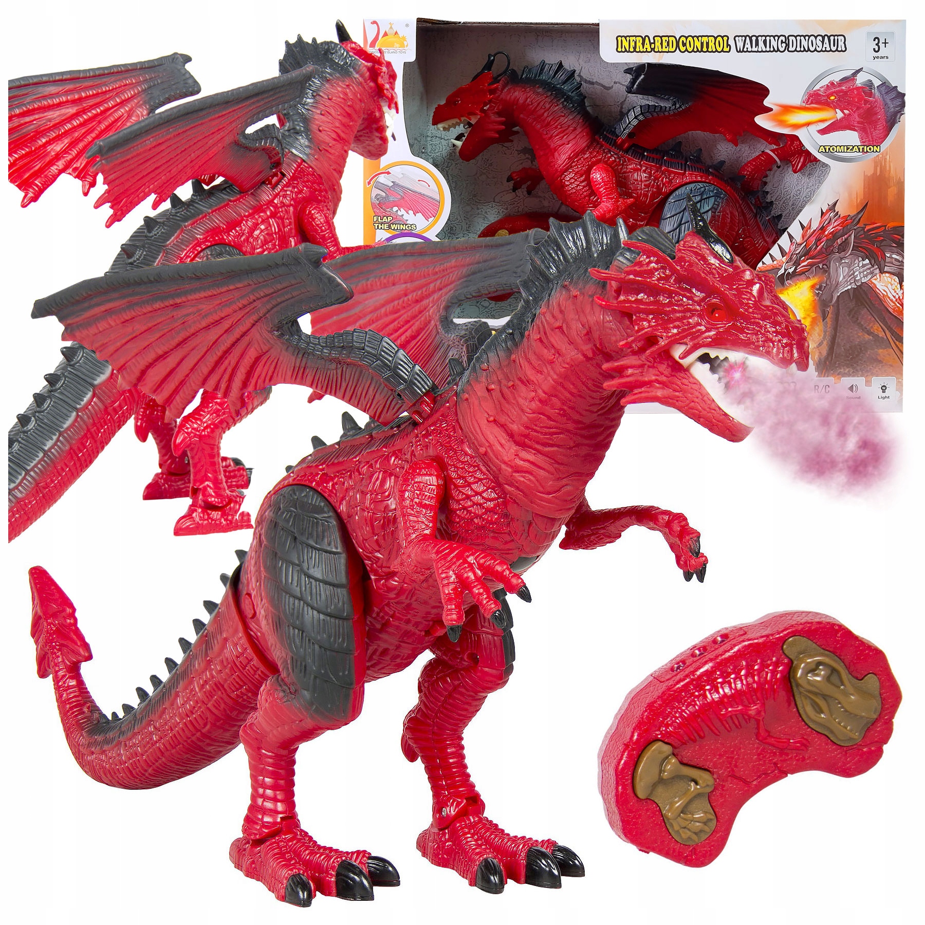 

Interaktywny Dinozaur Zdalnie Sterowany Ziejący