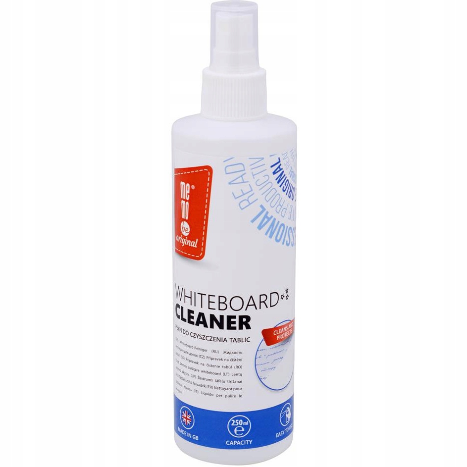

Płyn do tablic suchościeralnych 250ml MP001 Memobe