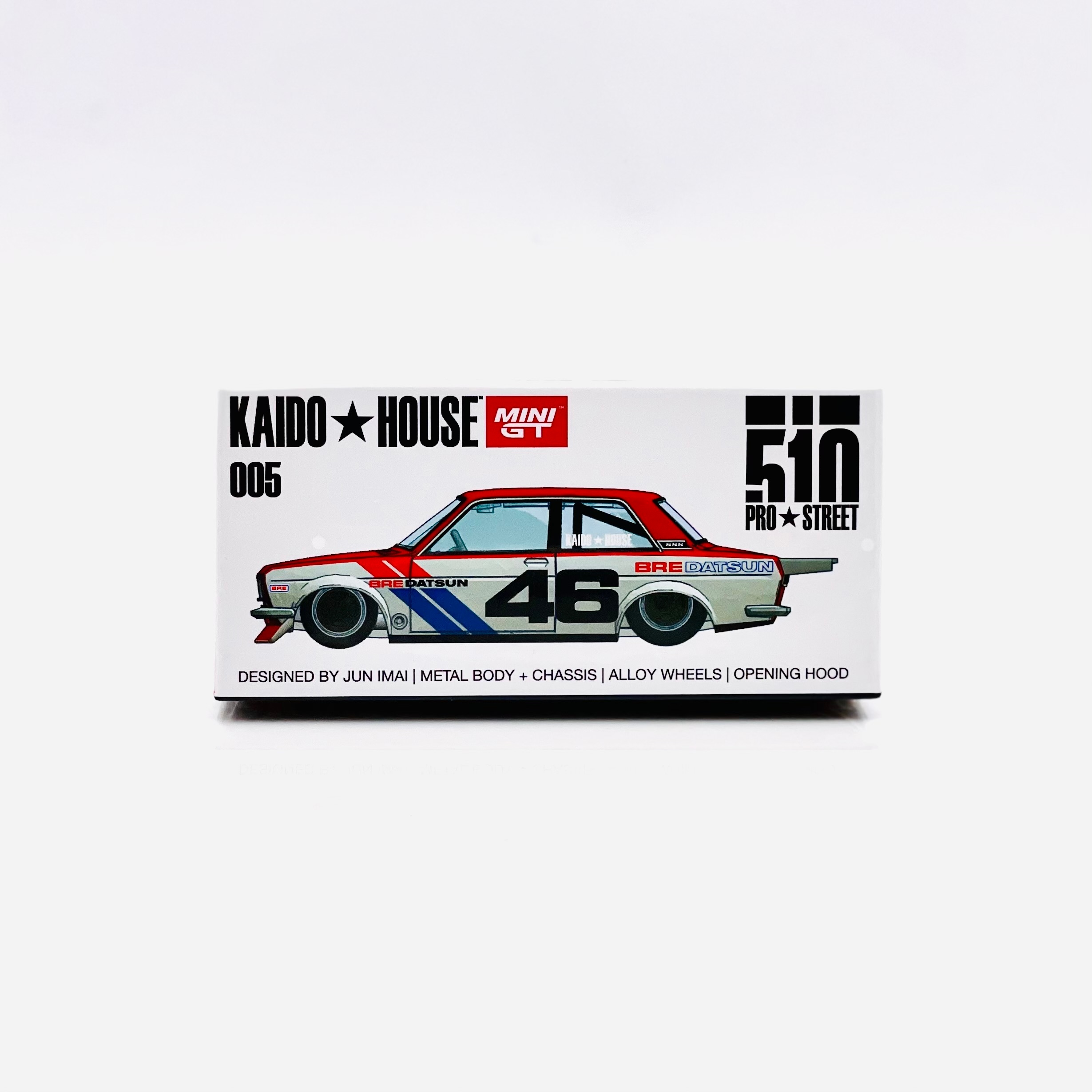 Kaido House Datsun 510 Pro Street BRE510 V1 Mini Gt 1:64
