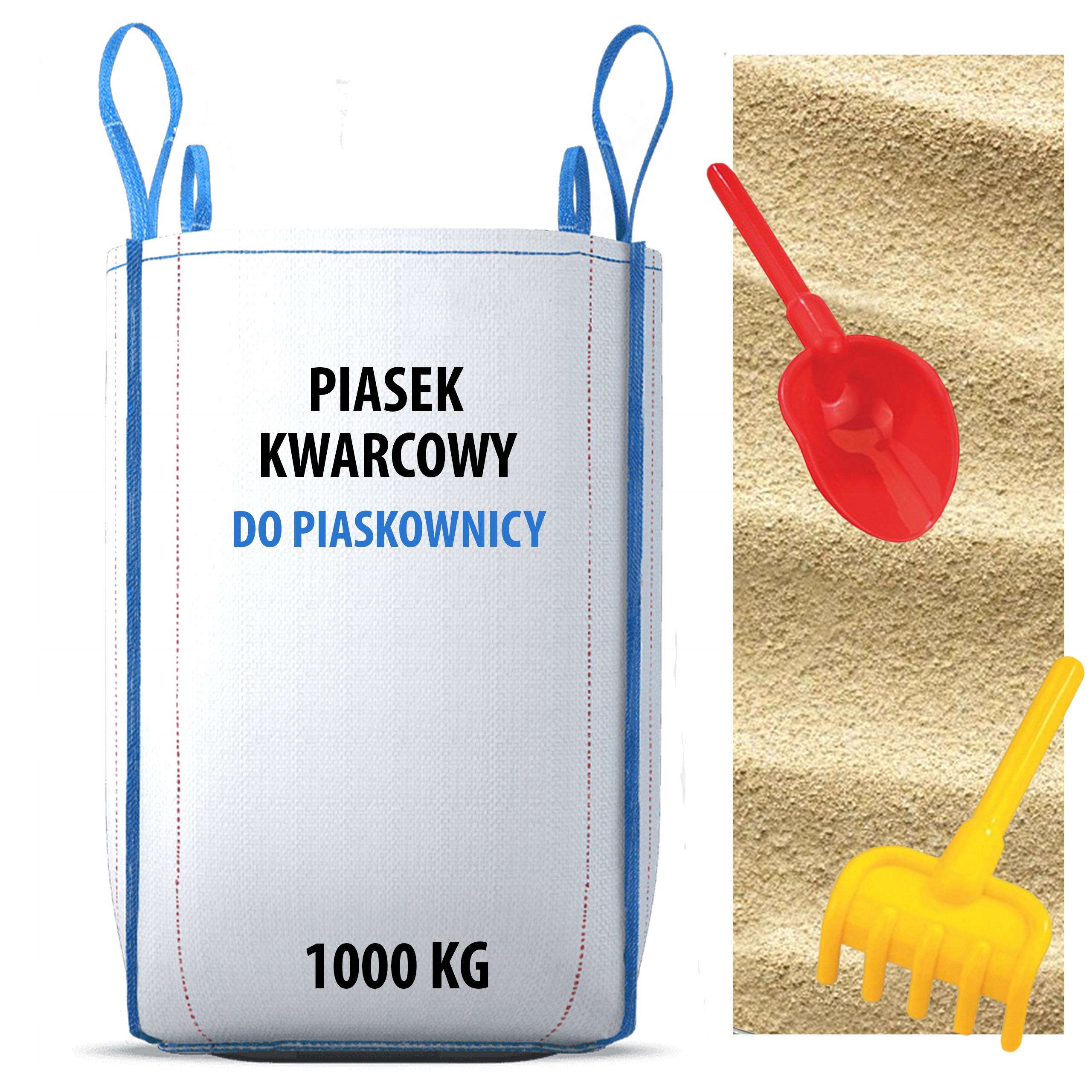 PIASEK DO PIASKOWNICY ATEST CZYSTY TONA BIG BAG