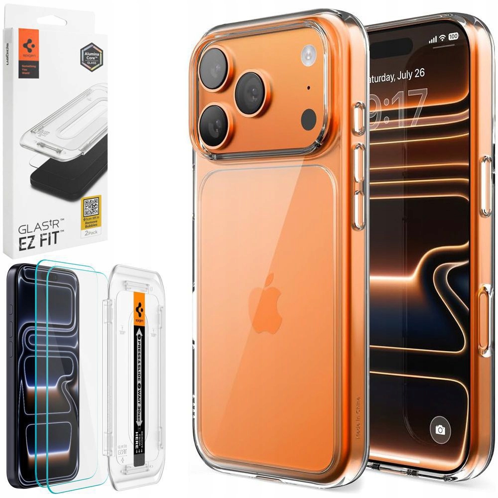Pouzdro Jcpal DualPro Case 2x Sklo Spigen pro Apple iPhone 17 Pro Max