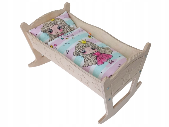 Колыбель для куклы постельные принадлежности 3 el колыбель с гравировкой