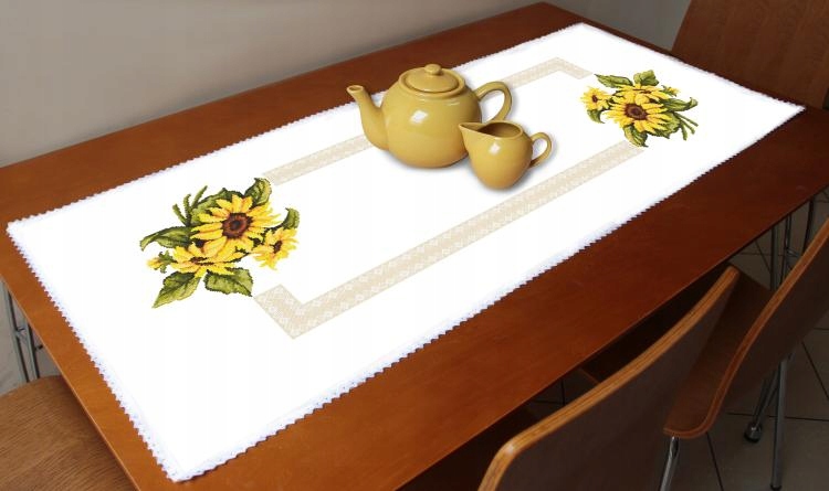 Vyšívací sada Běhoun se slunečnicemi