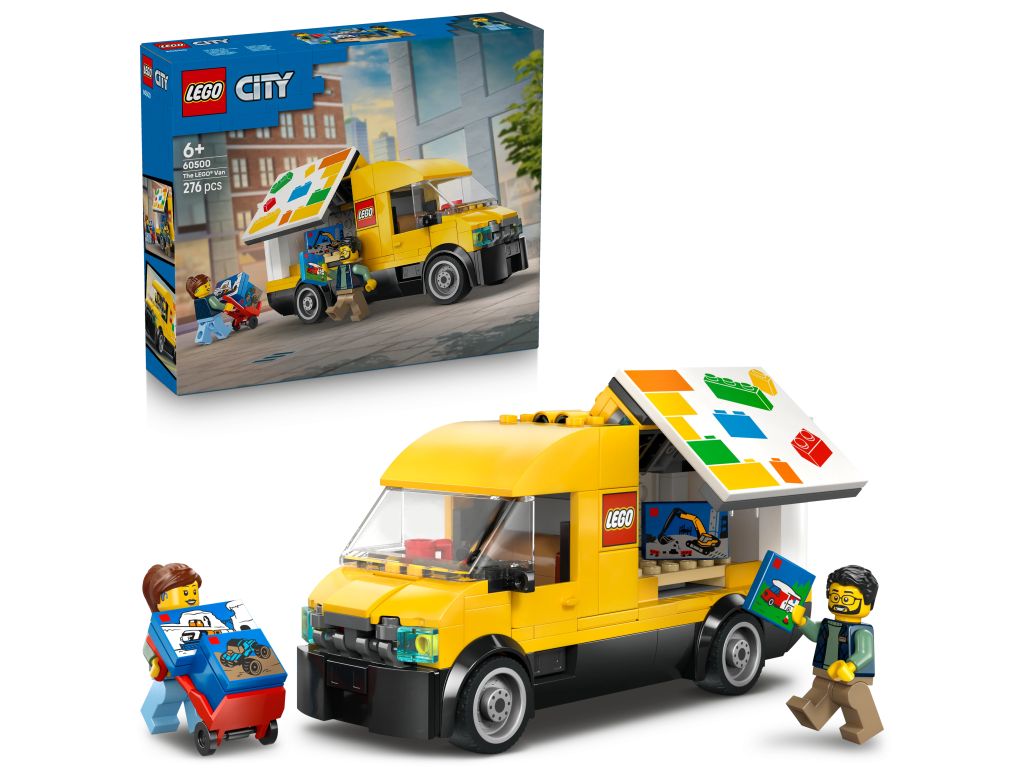 Lego City Dodávka Lego Žlutý dodávkový kamion 60500