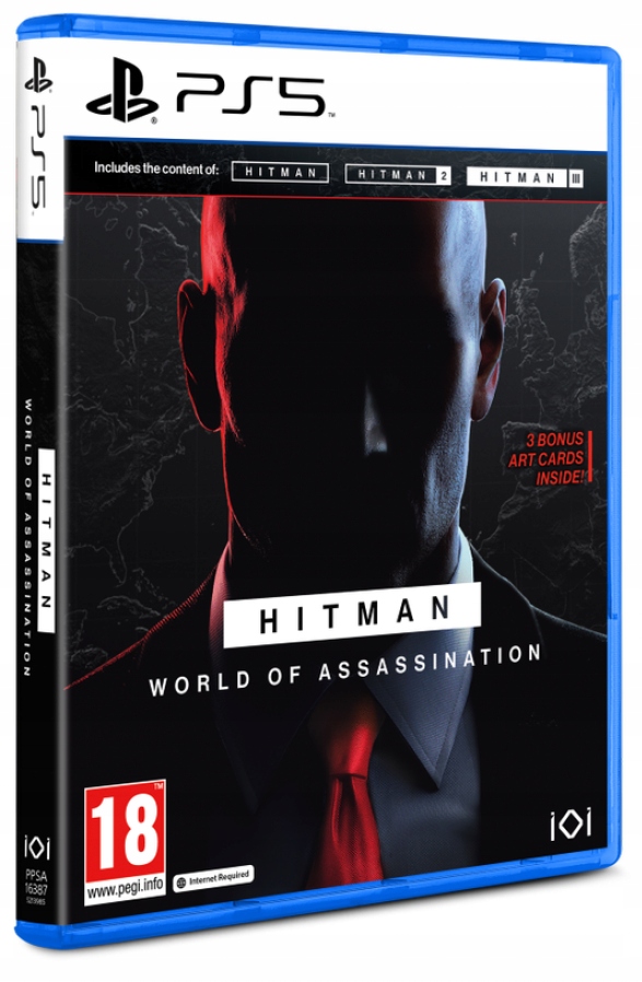 HITMAN WORLD OF ASSASSINATION HITMAN TRILOGY I + II + III NOWA PS5 + GRATIS Producent IO Interactive