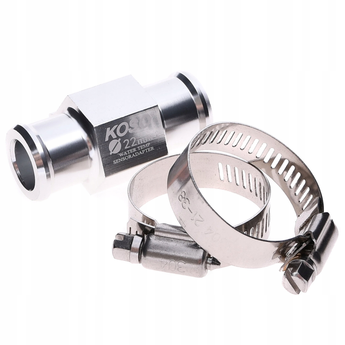 Adapter czujnika temperatury 1/8 22mm Koso srebrny
