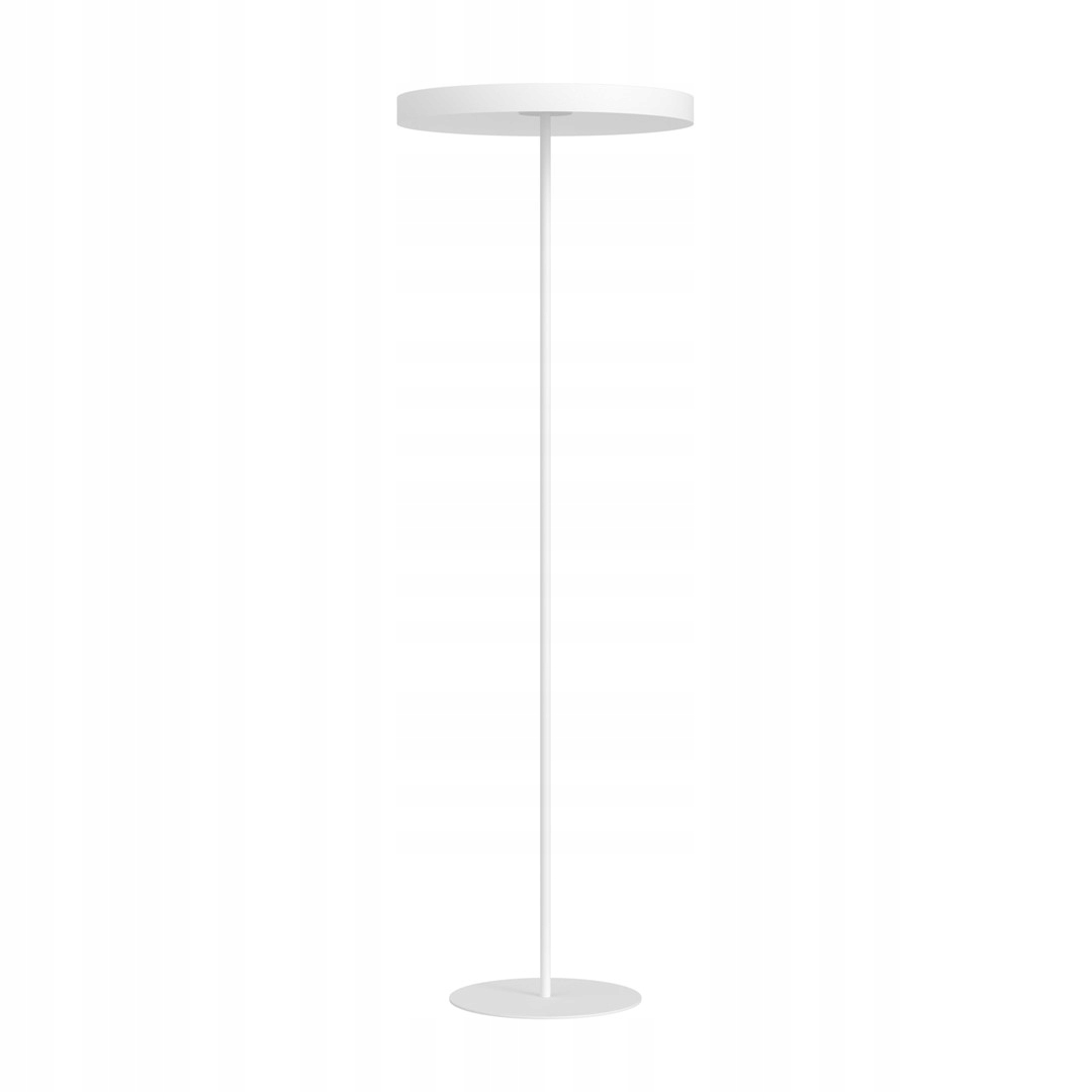 Podlahová lampa Nemo LP3 matná biela, minimalistická, kovová základňaа
