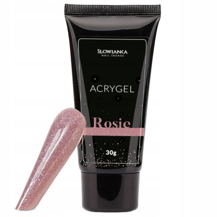 Slowianka Akrylový stavební gel na nehty AcryGel 30g Rosie Tmavý Cover Růže