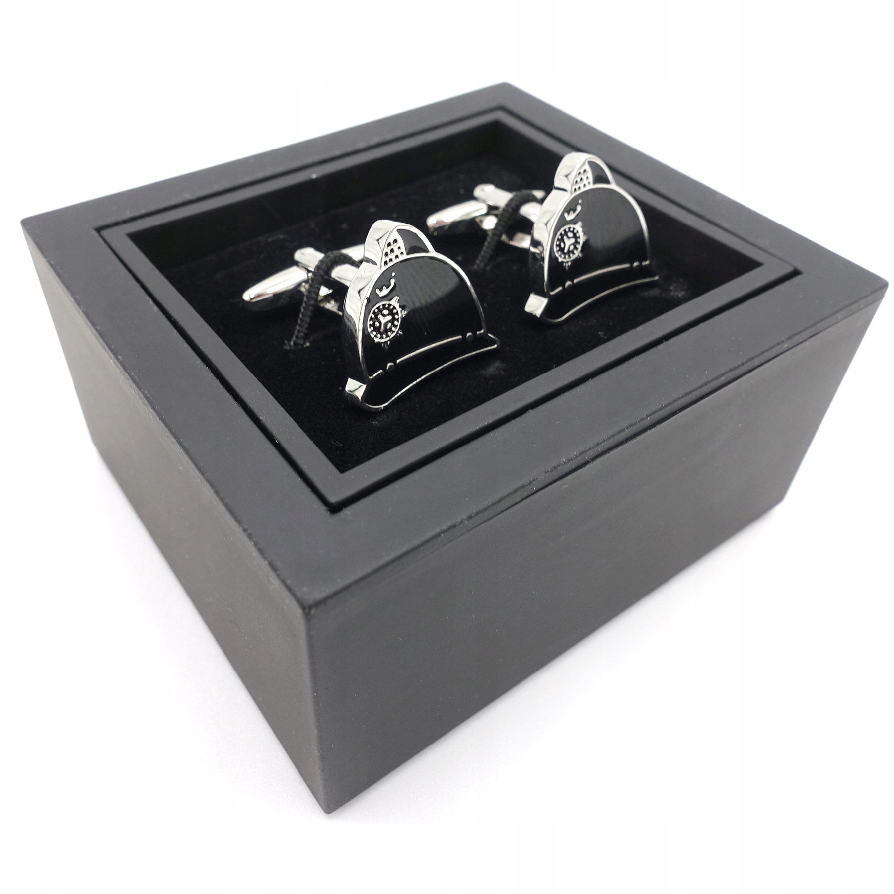 Spinki do mankietów KASK strażacki dla strażaka Marka Inna marka