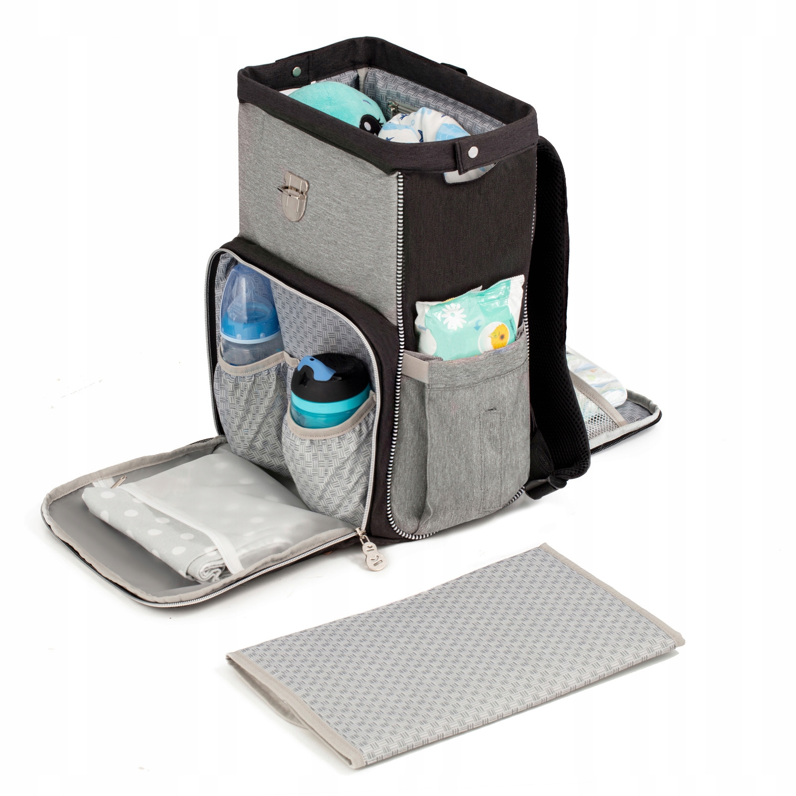 Torba do wózka plecak KINDERKRAFT MOLLY pojemna Wysokość 38 cm