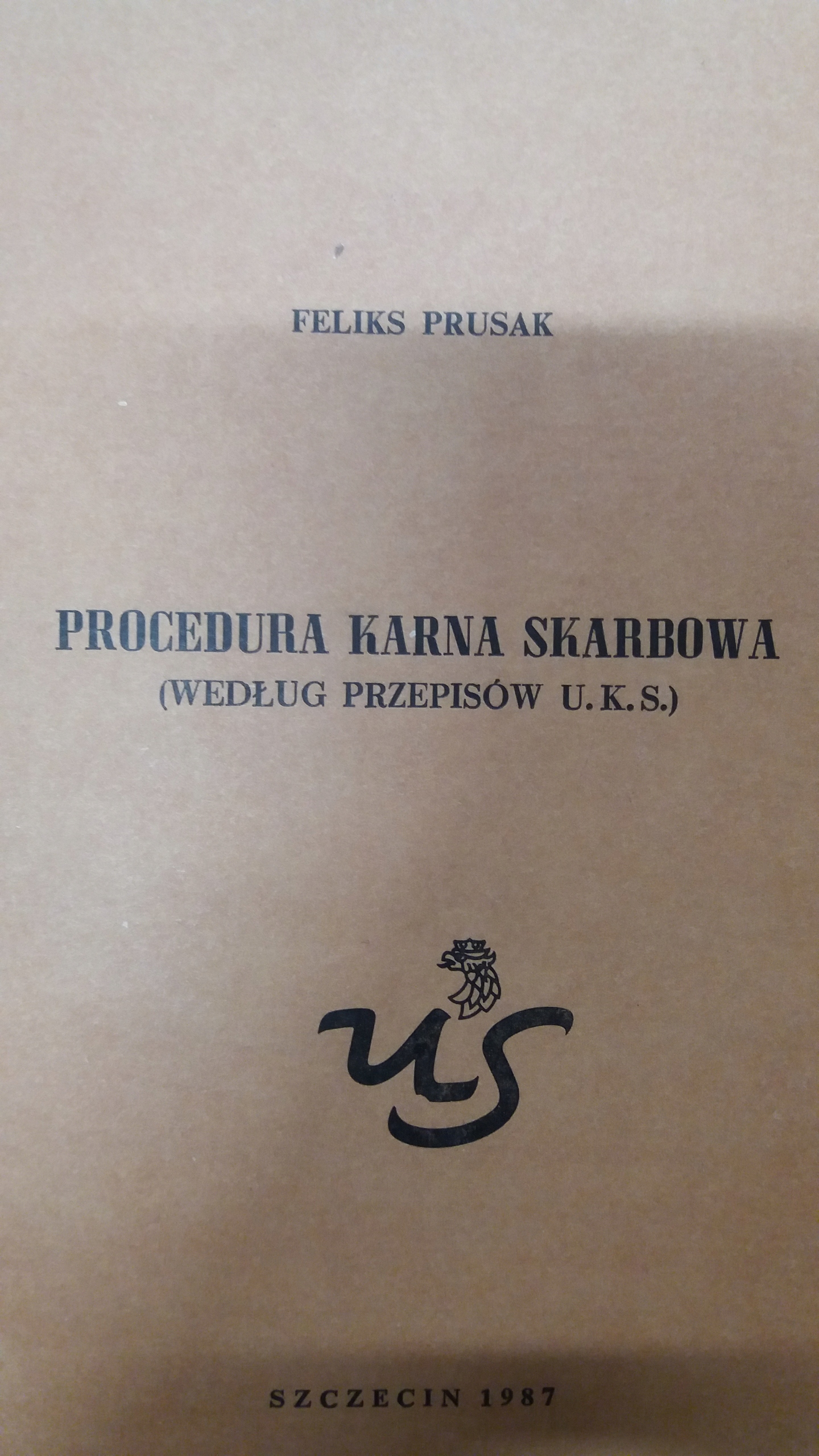Prusak PROCEDURA KARNA SKARBOWA