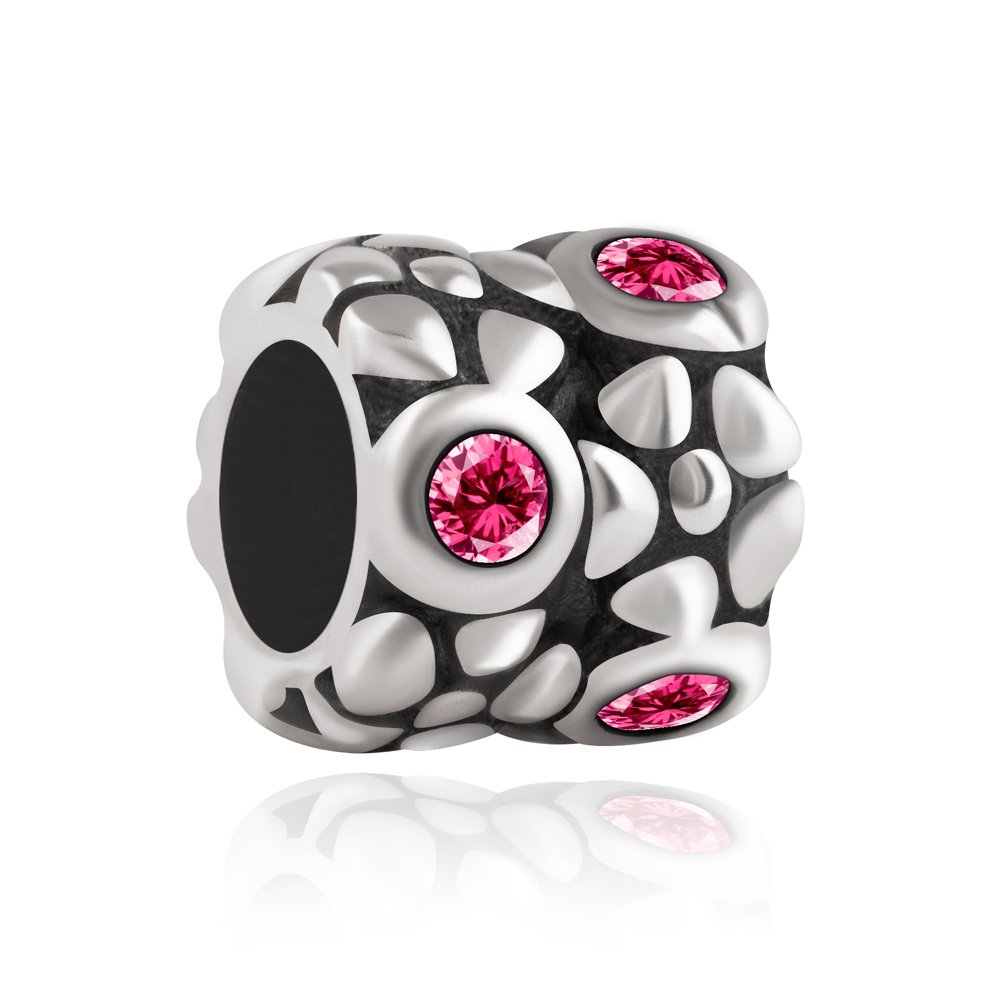

Charms Zawieszka Koralik 925 Kwiatek