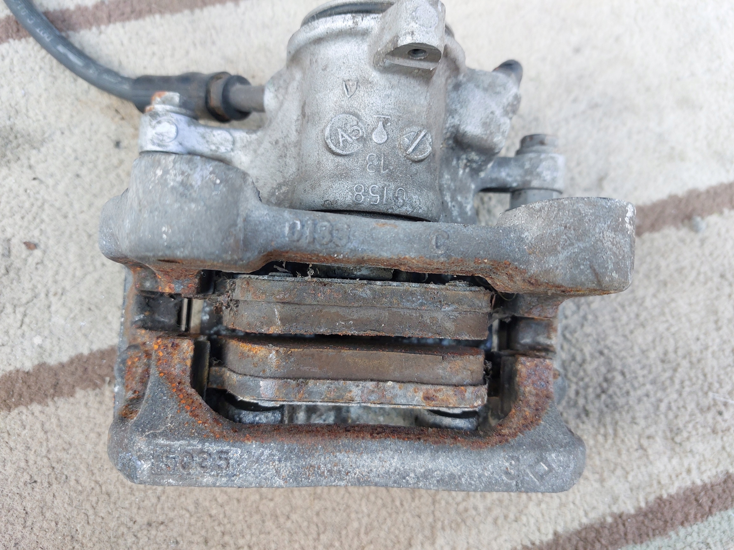 MERCEDES W176 A180 caliper brake right rear part