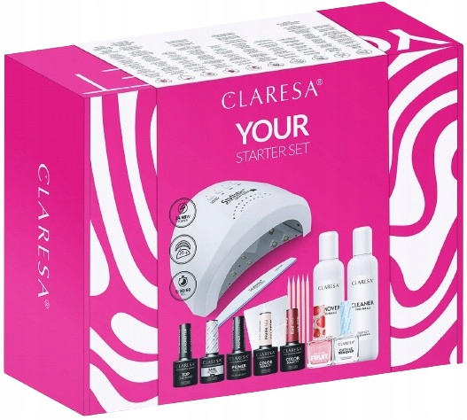 Startovací Sada s Uv lampou Your Starter Set Claresa Příslušenství Top