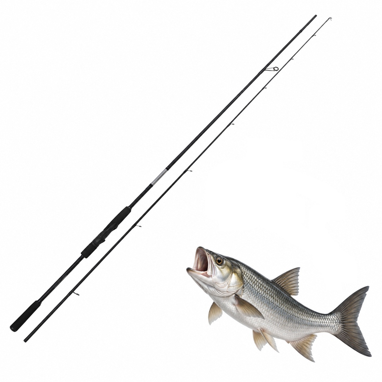 Wędka Spinningowa Uniwersalna Kraken Black Pearl Fast 2,74M 5-25G 2CZ