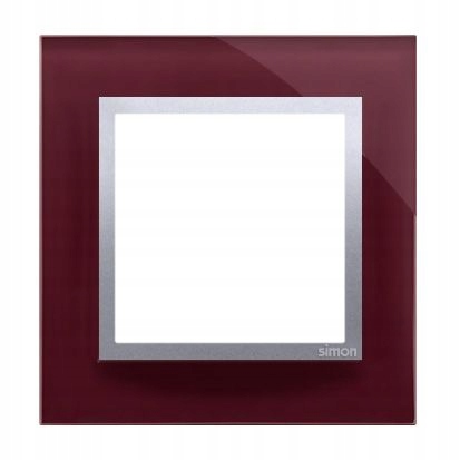 Ramka pojedyncza szklana śliwka DRN1/89 Simon54