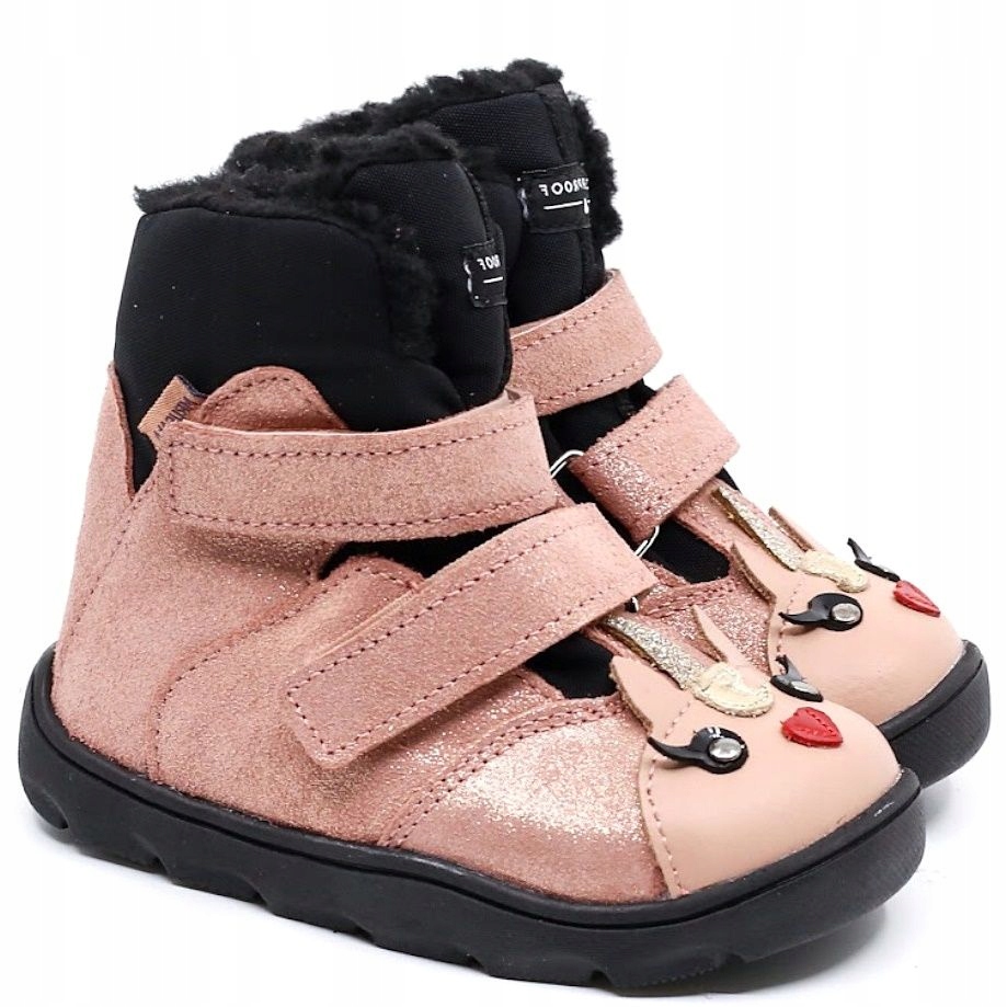 Mrugała Barefoot Heli Pony Rosa 7124 kozaki z membraną Te-por dziewczęce 21