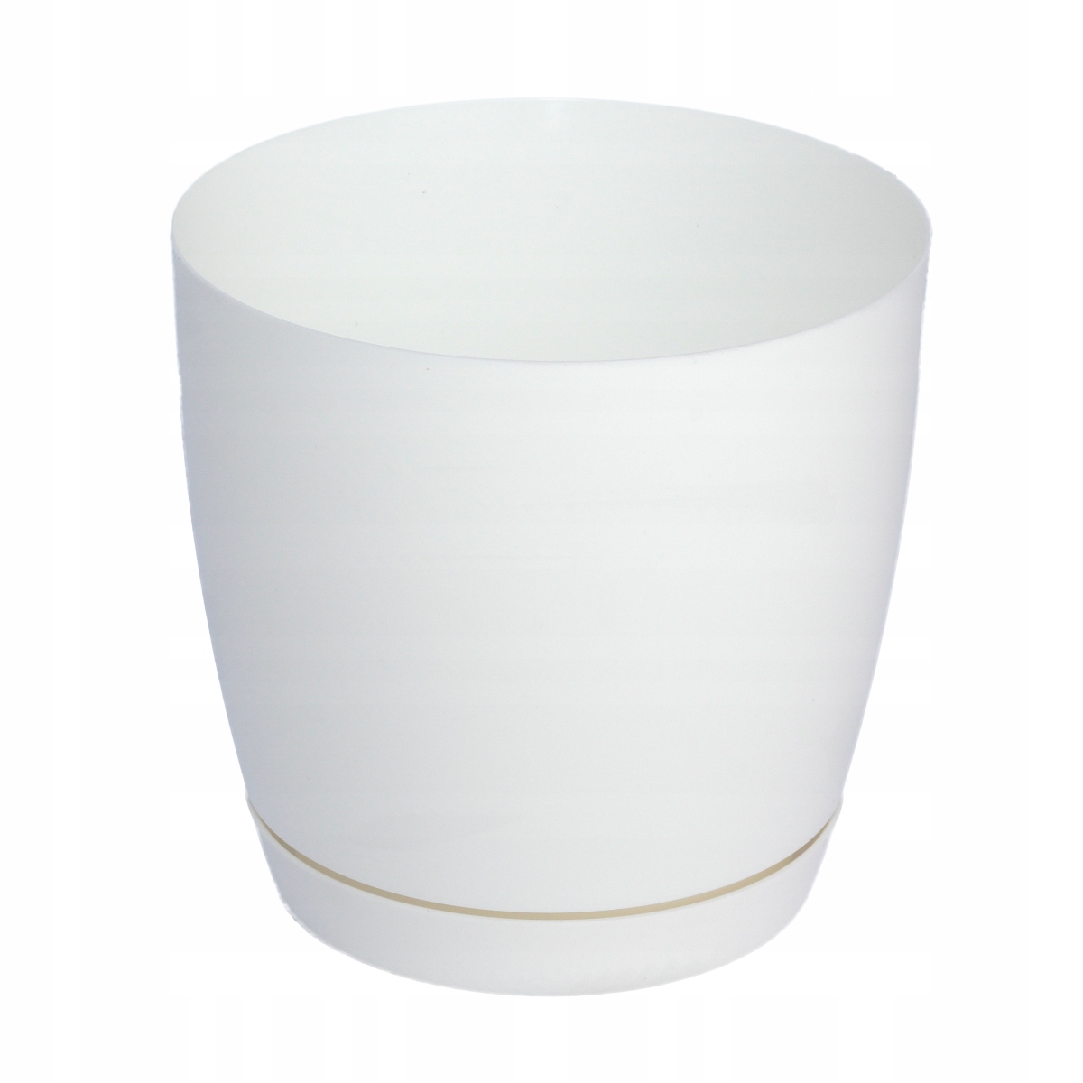 DONICZKA Z PODSTAWKĄ TOSCANA śr. 17CM BIAŁY POŁYSK Form-plastic Kod producenta 0743