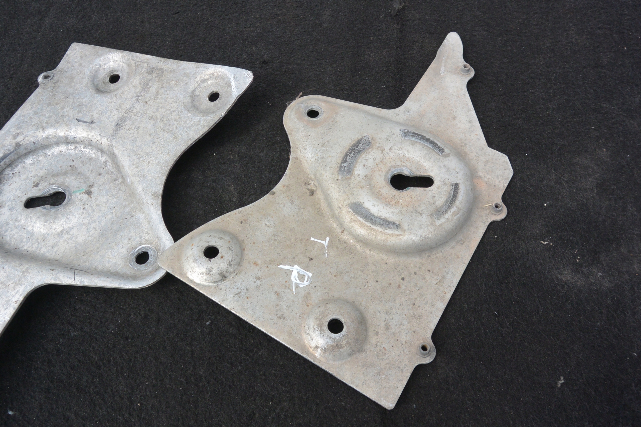 cover console siders rear part KPL TESLA MODEL S 12-16